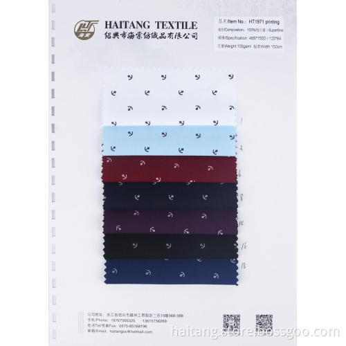 Printing Microfiber fabric Woven Fabric Business Fabric Soft